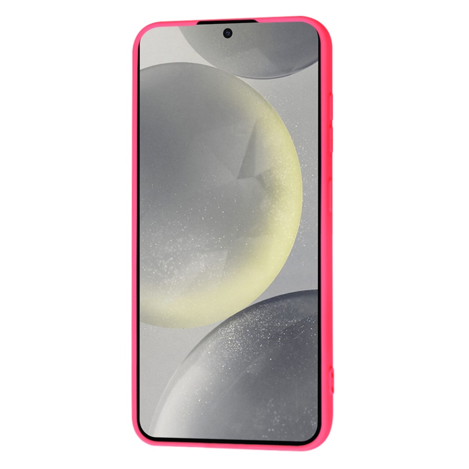 Husa pentru Samsung Galaxy S24 din Silicon Catifelat, Protectie Premium, Skyddar SoftElegance - Fucsia - 2 | YEO