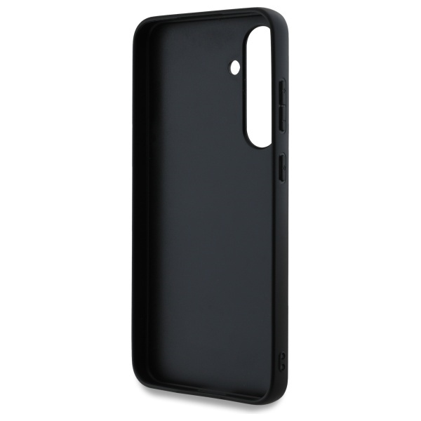 Husa pentru Samsung Galaxy S24 FE, Hardcase Leather Monogram, Karl Lagerfeld - Negru Karl&Chaoupette - 3 | YEO