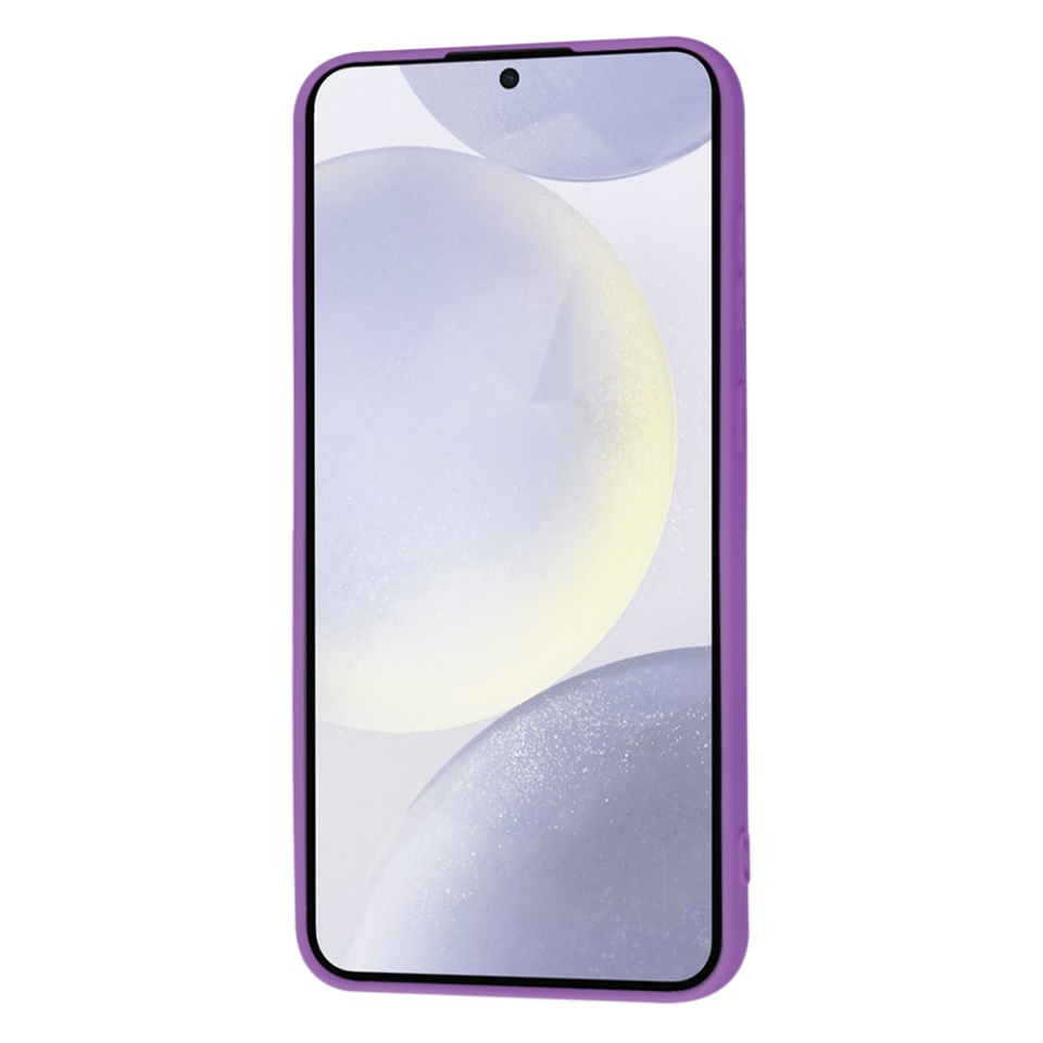 Husa pentru Samsung Galaxy S24 Plus din Silicon Catifelat, Protectie Premium, Skyddar SoftElegance MagSafe - Mov - 1 | YEO