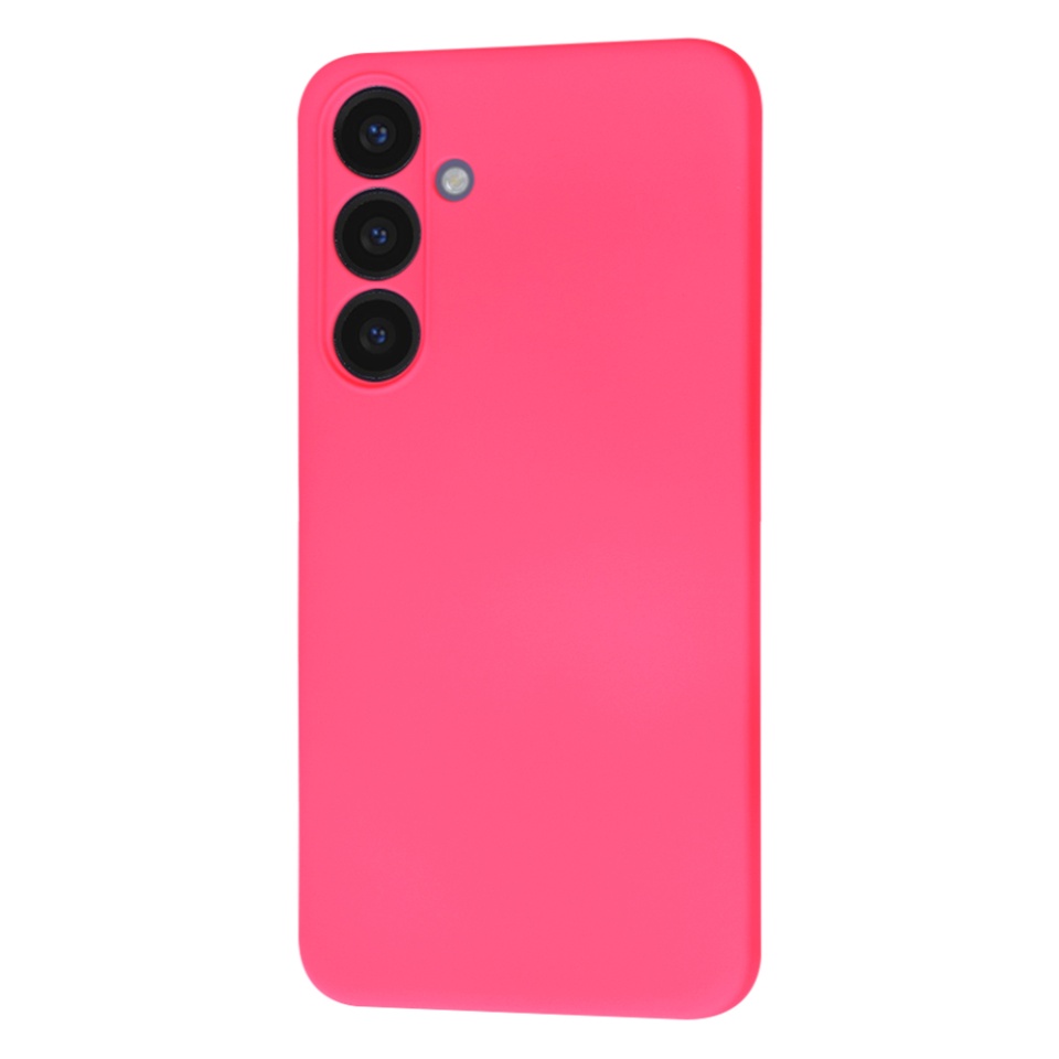 Husa pentru Samsung Galaxy S24 Plus din Silicon Catifelat, Protectie Premium, Skyddar SoftElegance - Fucsia - 3 | YEO