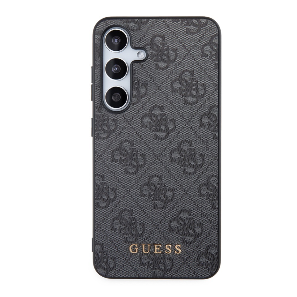 Husa pentru Samsung Galaxy S24 Plus, Guess, Hardcase 4G Metal Gold Logo, Negru - 1 | YEO