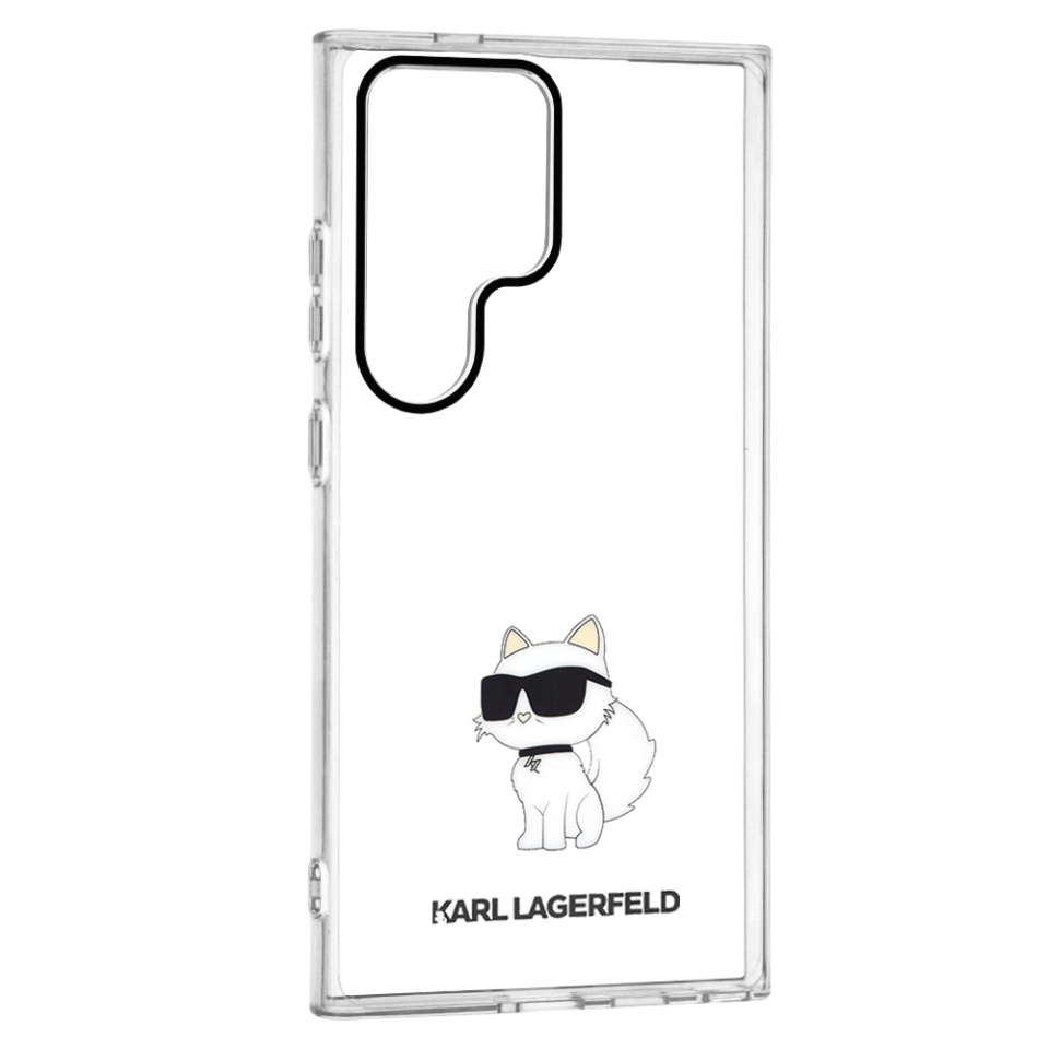 Husa pentru Samsung Galaxy S24 Ultra IML Luxury, Karl Lagerfeld - Transparenta - 1 | YEO