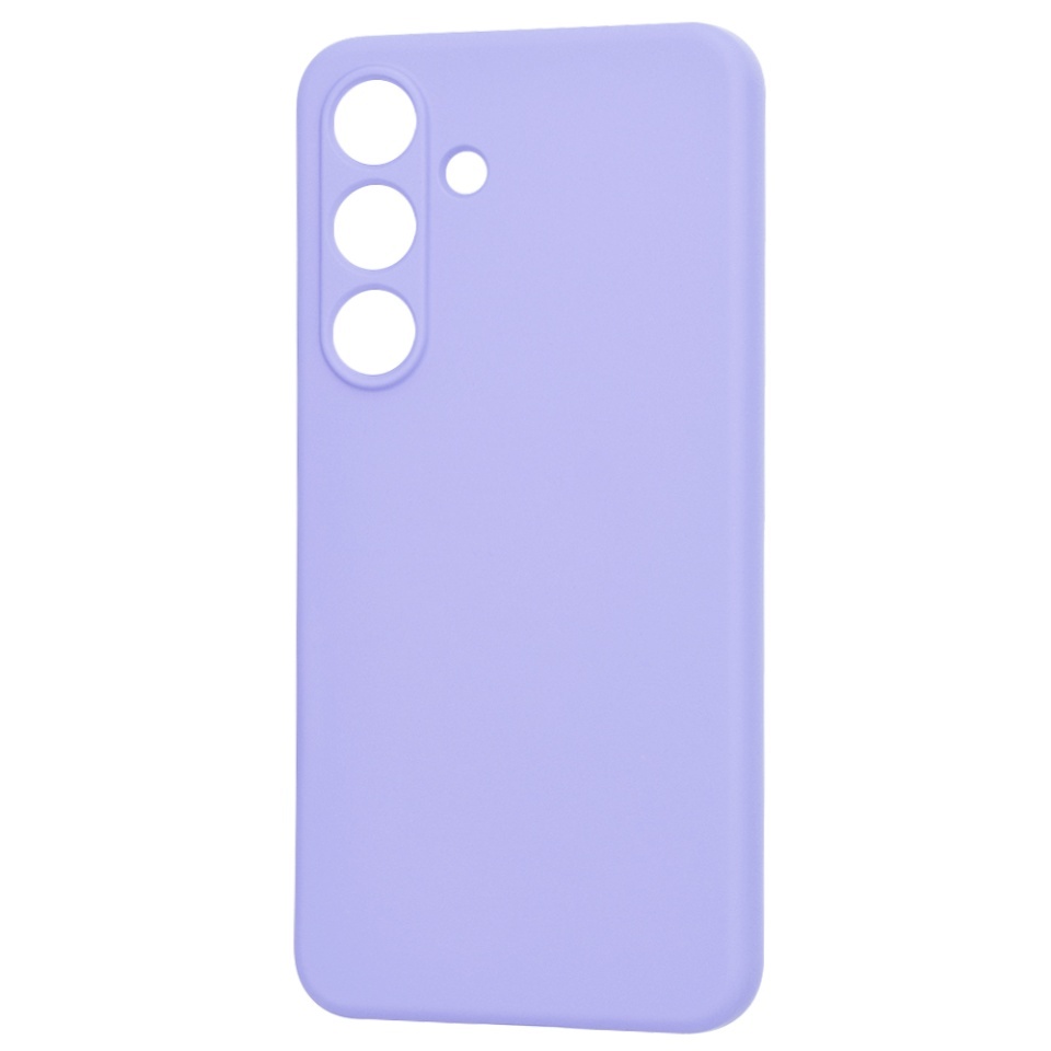Husa pentru Samsung Galaxy S25, SKYDDAR INNOVATION, din Silicon Catifelat, SoftElegance, set cu sticker, Violet - 3 | YEO