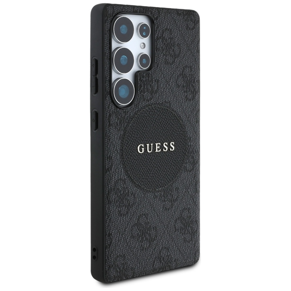 Husa pentru Samsung Galaxy S25 Ultra, Circle Classic Logo MagSafe, Guess, Negru - 3 | YEO
