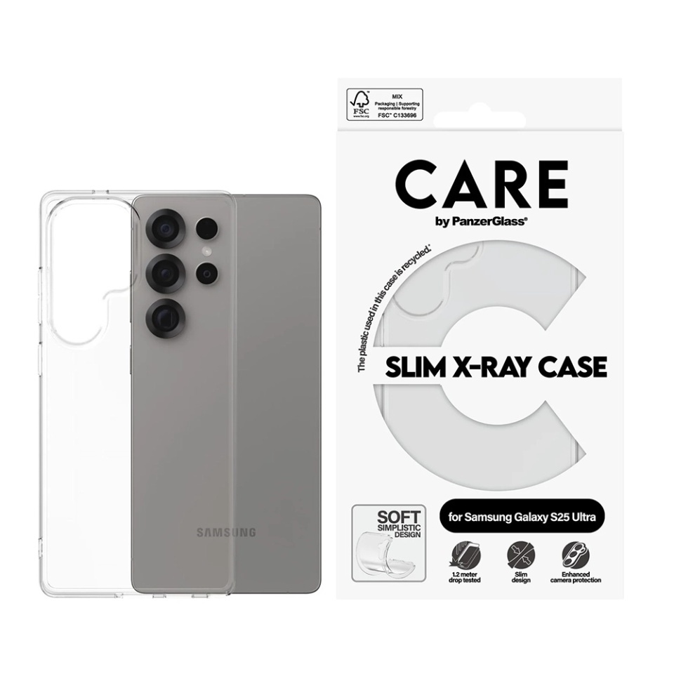 Husa pentru Samsung Galaxy S25 Ultra, PanzerGlass, CARE Fashionable Case, Silicon Soft Touch Slim Eco-Friendly cu Protectie Avansata si Compatibilitate Wireless, Antialunecare, Antiamprenta, Maro - 2 | YEO