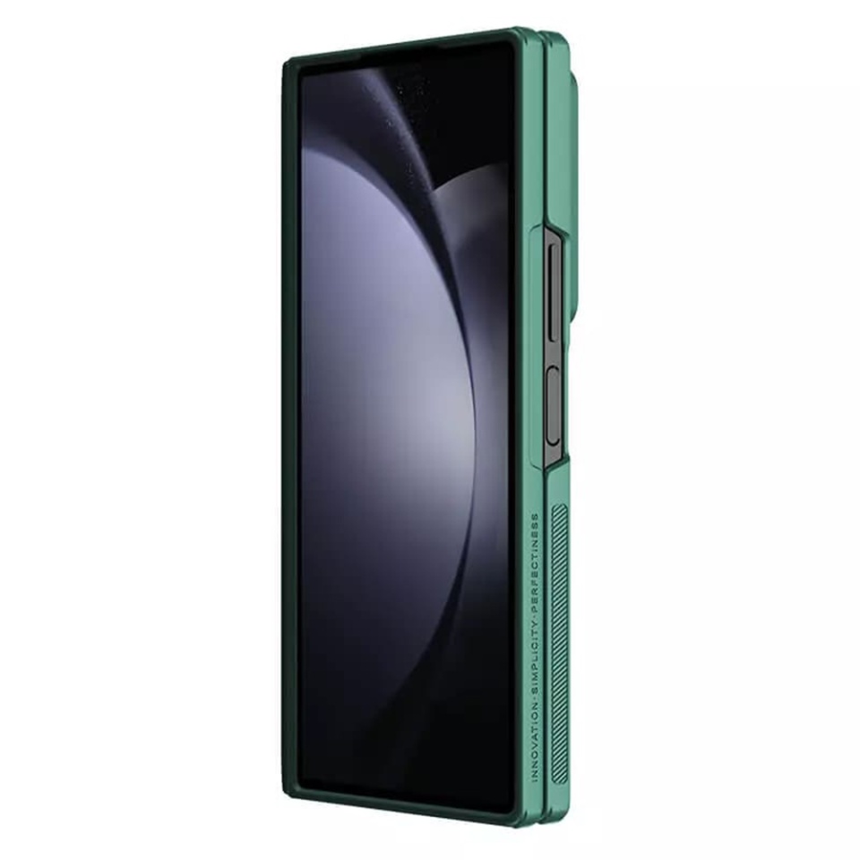 Husa pentru Samsung Galaxy Z Fold6 cu inel magnetic si protectie camera Nillkin CamShield - Verde - 2 | YEO