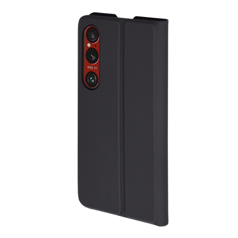 Husa pentru Sony Xperia 1 VI, SKYDDAR INNOVATION, Magskin Book, tip Carte cu Portofel Interior, set cu sticker, Negru - 1 | YEO