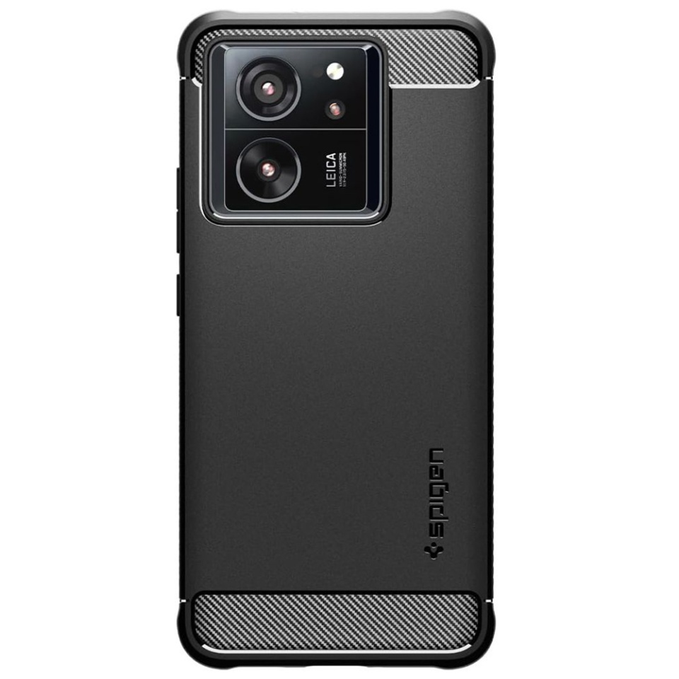 Husa pentru Xiaomi 13T / 13T Pro, Spigen Rugged Armor - Negru - 1 | YEO