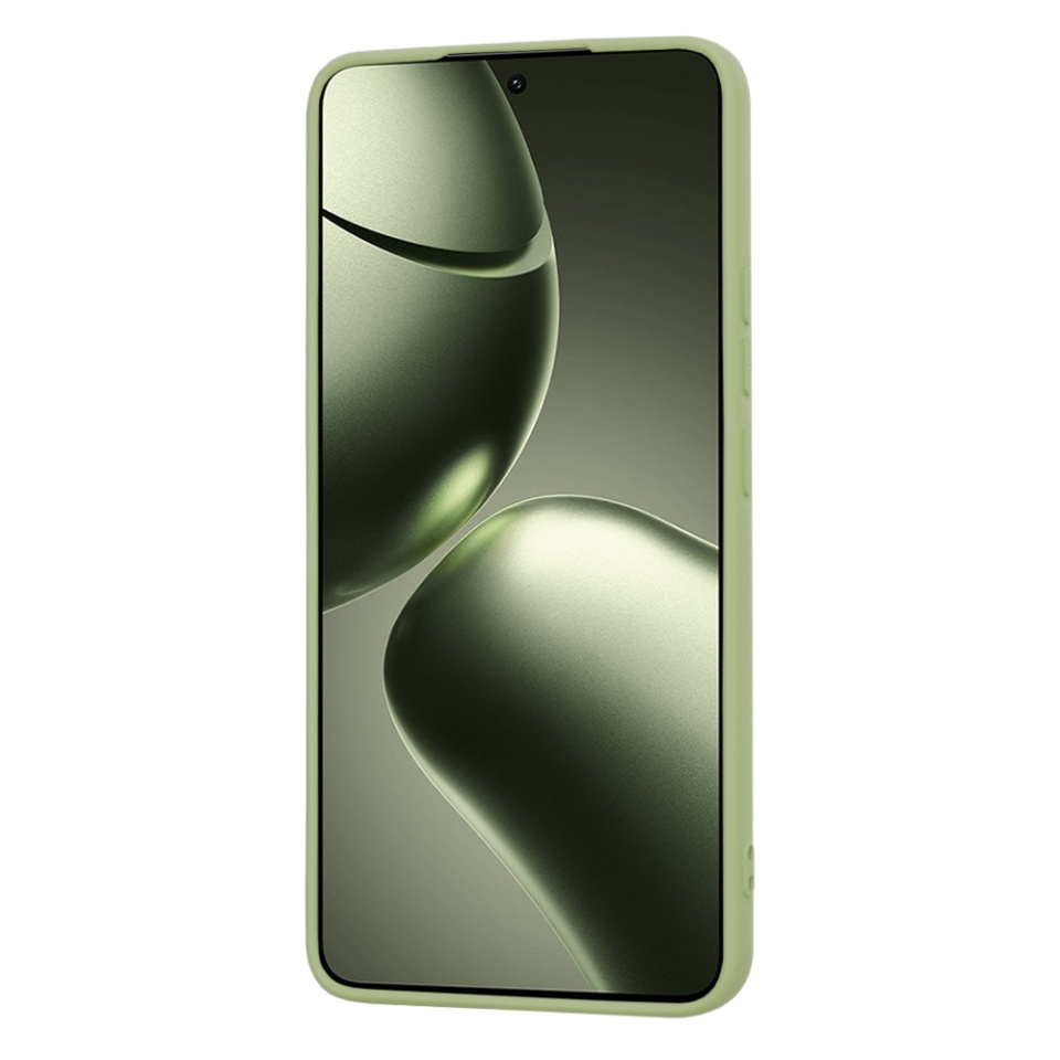 Husa pentru Xiaomi 14T din Silicon Catifelat, Protectie Premium, Skyddar SoftElegance - Verde - 1 | YEO