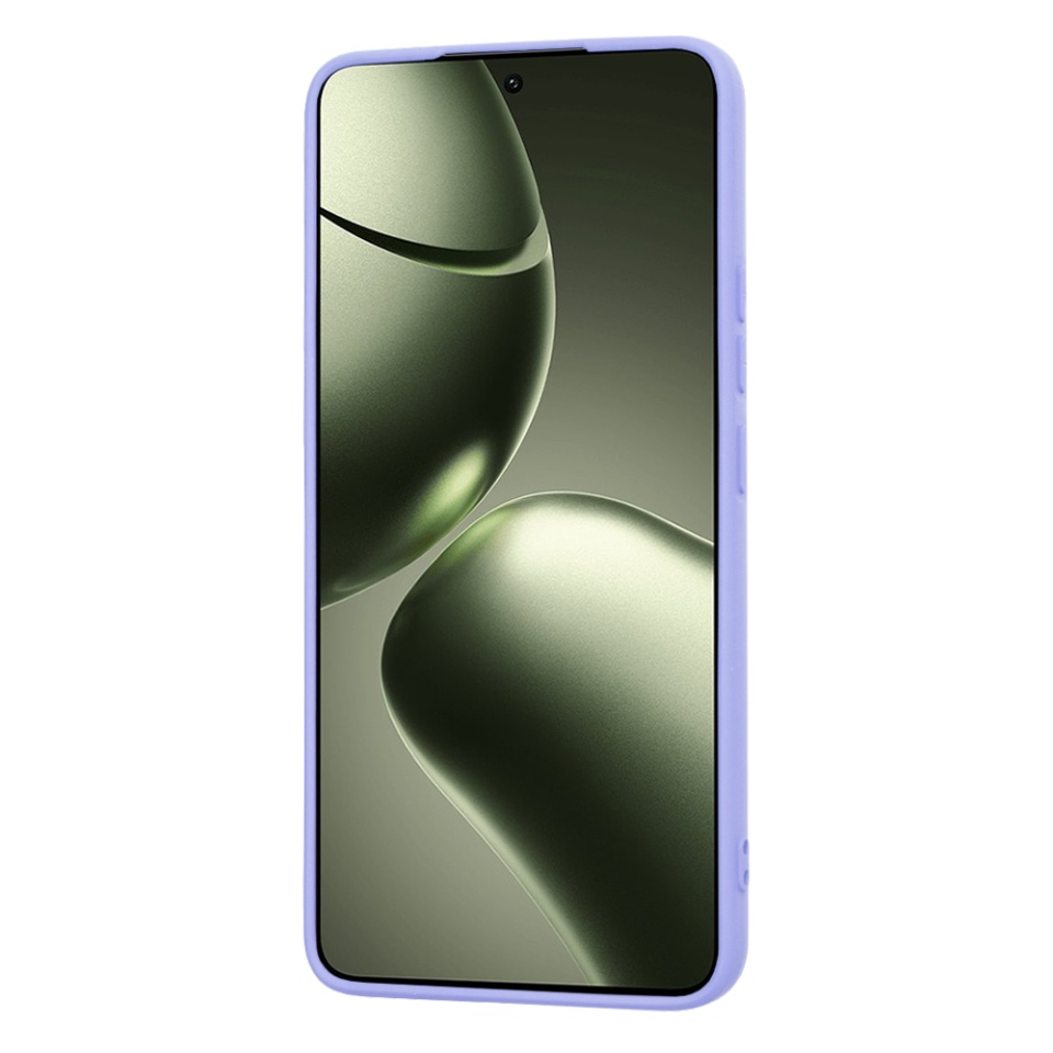 Husa pentru Xiaomi 14T din Silicon Catifelat, Protectie Premium, Skyddar SoftElegance - Violet - 3 | YEO