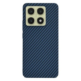 Husa pentru Xiaomi 14T Pro, Finisaj Premium cu Textura de Carbon, Design Elegant, SKDR CarbonFlex - Cyan - 1 | YEO