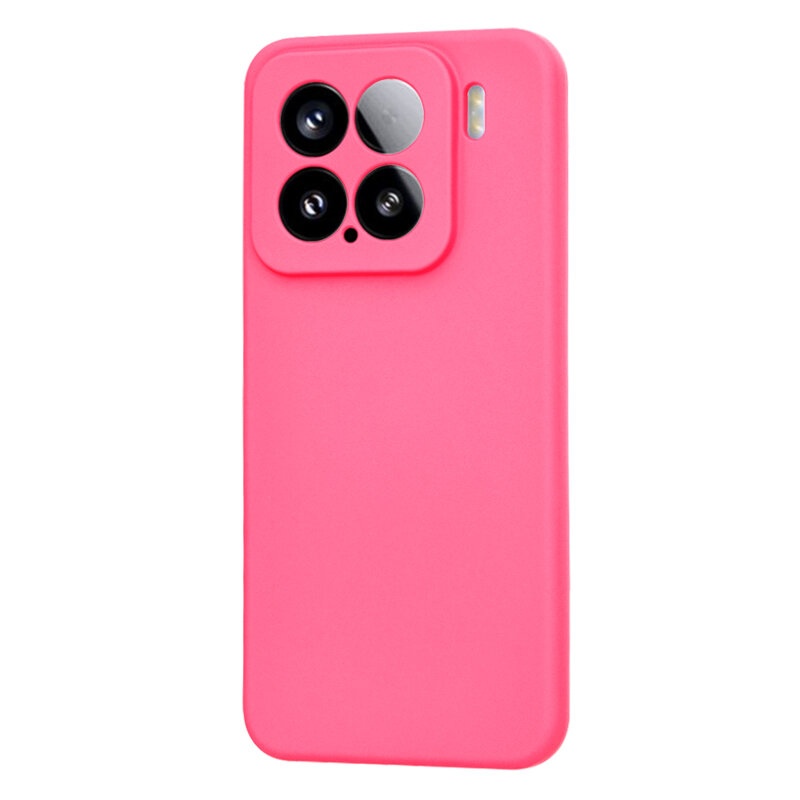 Husa pentru Xiaomi 15 din Silicon Catifelat, Protectie Premium, Skyddar SoftElegance - Fucsia - 2 | YEO