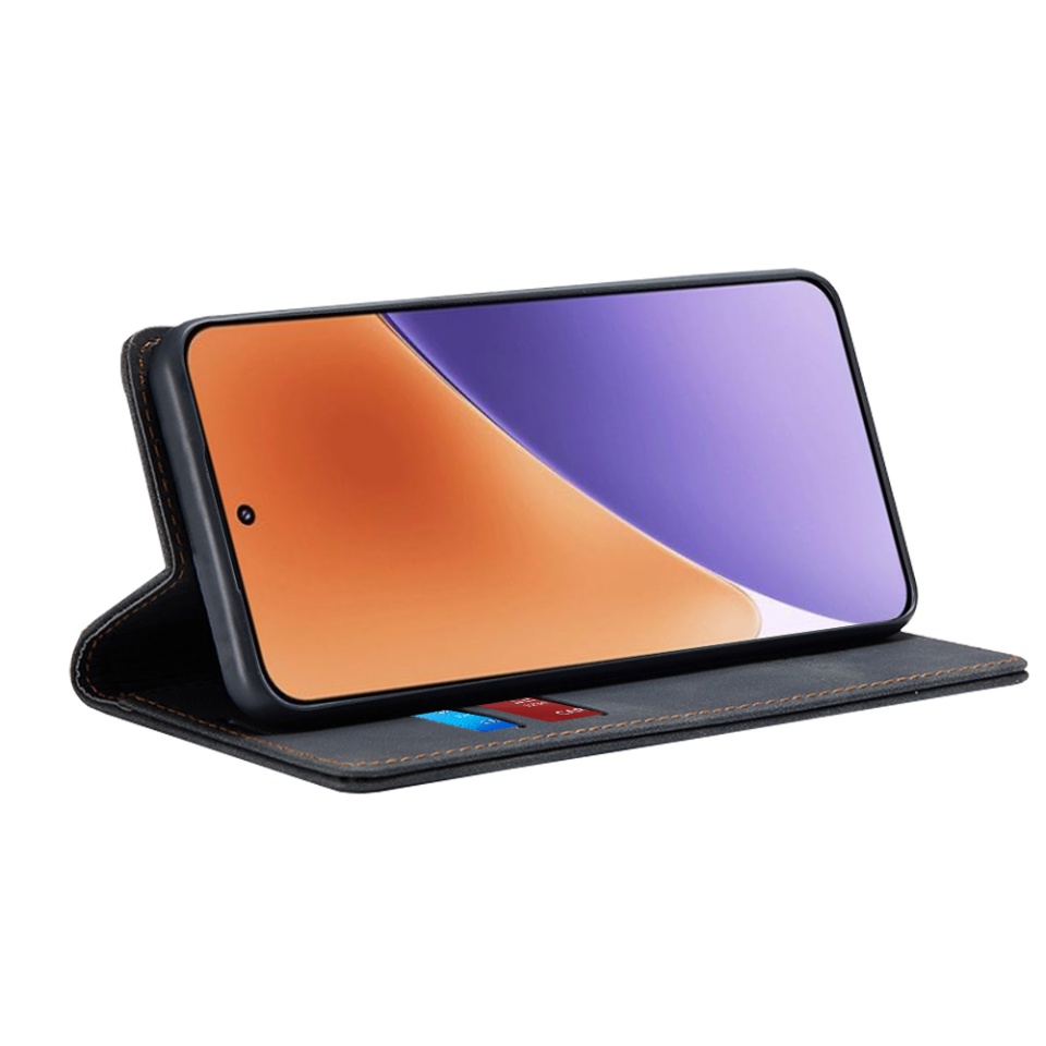 Husa pentru Xiaomi 15, SKYDDAR INNOVATION, Soft Wallet, tip Carte din piele Eco Premium, cu Portofel Interior, Negru, set cu sticker - 1 | YEO