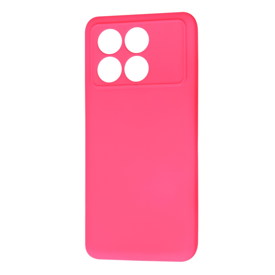 Husa pentru Xiaomi Poco X6 Pro din Silicon Catifelat, Protectie Premium, Skyddar SoftElegance - Fucsia - 1 | YEO