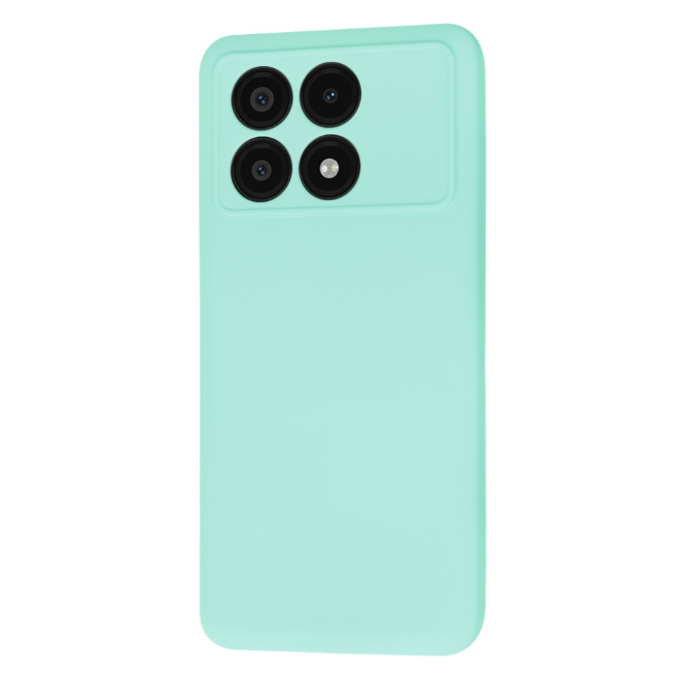 Husa pentru Xiaomi Poco X6 Pro din Silicon Catifelat, Protectie Premium, Skyddar SoftElegance - Turcoaz - 3 | YEO