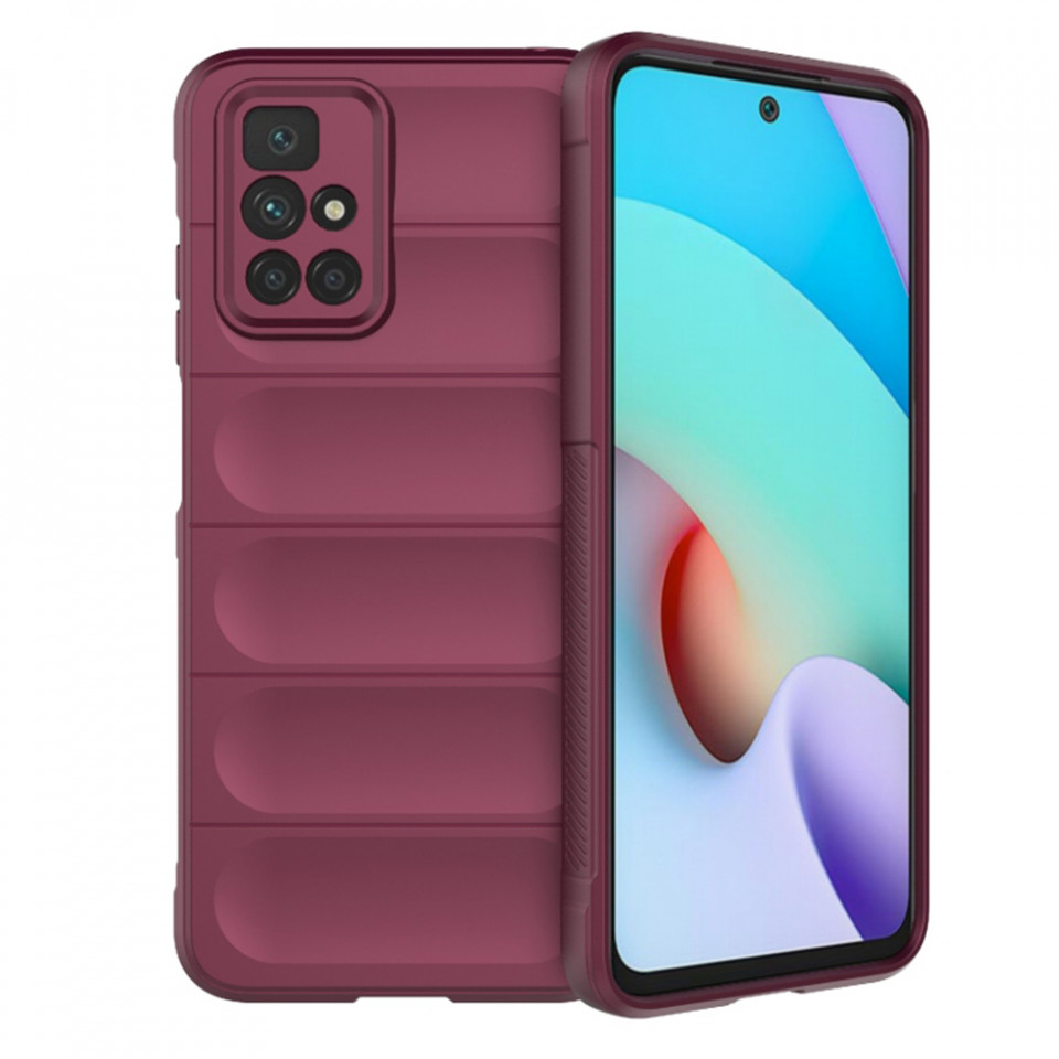 Husa pentru Xiaomi Redmi 10 / Redmi 10 2022 eleganta, din silicon mat, SKDR Vogue - Bordo