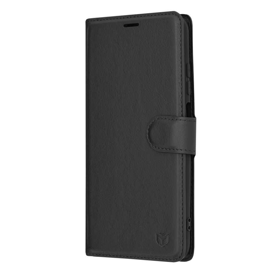 Husa pentru Xiaomi Redmi 10 / Redmi 10 2022 tip Carte, cu Portofel Interior, Finisaje Premium, SKYDDAR Leather Wallet - Negru - 3 | YEO