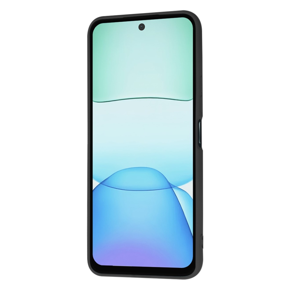 Husa pentru Xiaomi Redmi 13 / Poco M6 4G din Silicon Catifelat, Protectie Premium, Skyddar SoftElegance - Negru - 2 | YEO