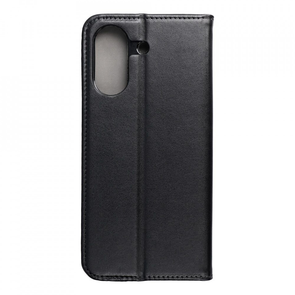 Husa pentru Xiaomi Redmi 13C 4G tip carte, Skyddar Smart Magnet - Negru - 1 | YEO