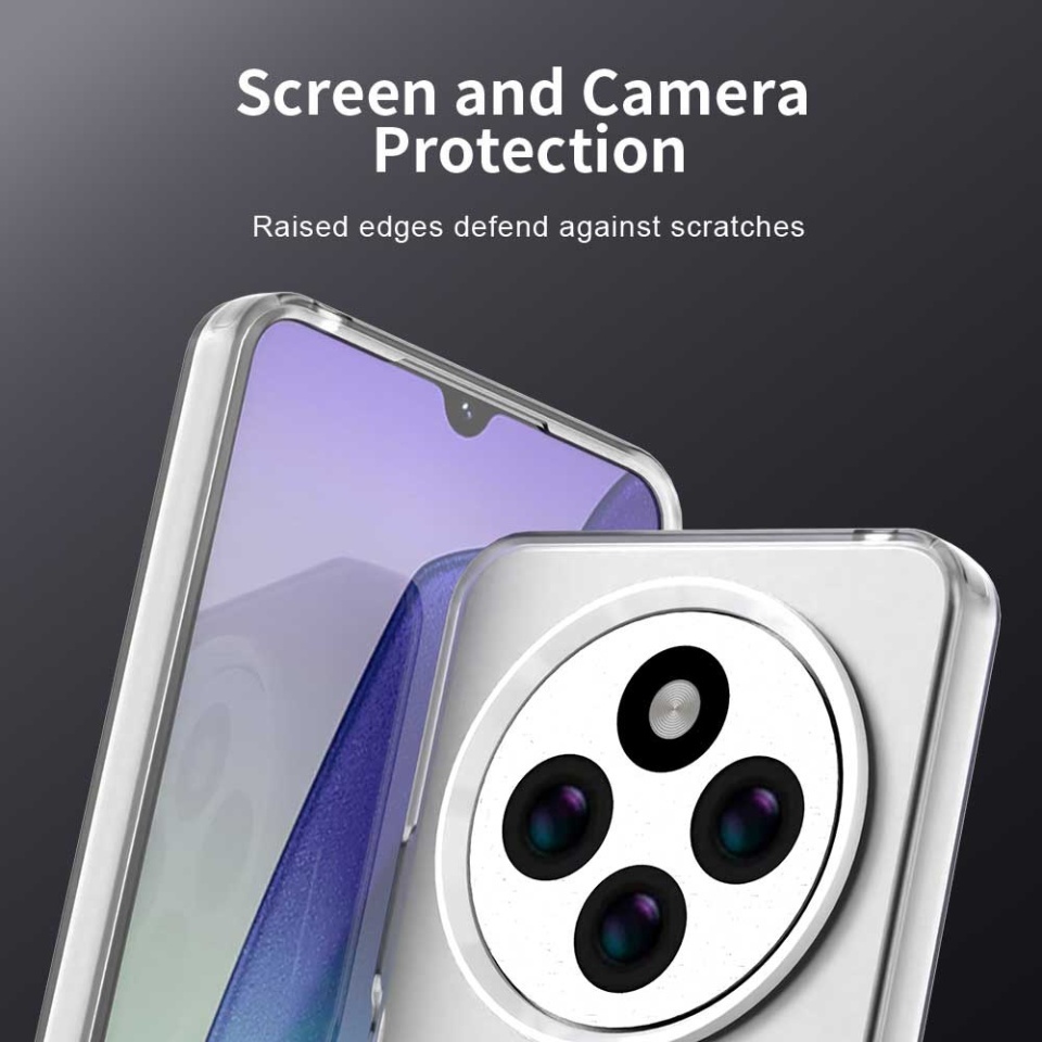 Husa pentru Xiaomi Redmi 14C / Poco C75, SKYDDAR INOVATION, CandyCase, Magsafe, set cu sticker, Alb - 1 | YEO