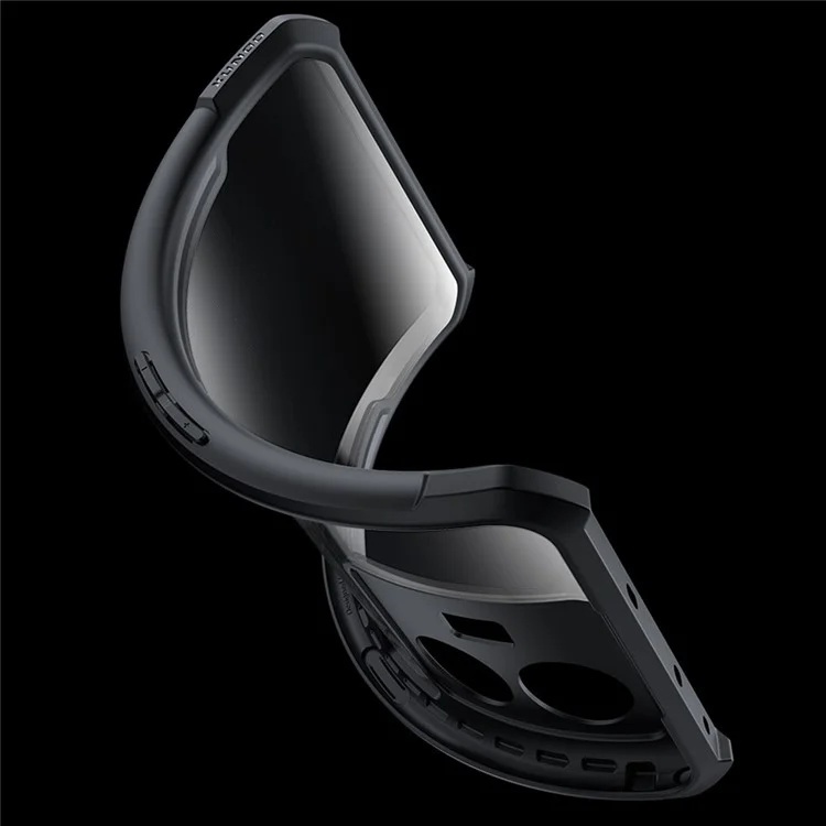 Husa pentru Xiaomi Redmi 14C, SKYDDAR INNOVATION, StealthArmor, Antisoc, set cu sticker, Negru - 1 | YEO