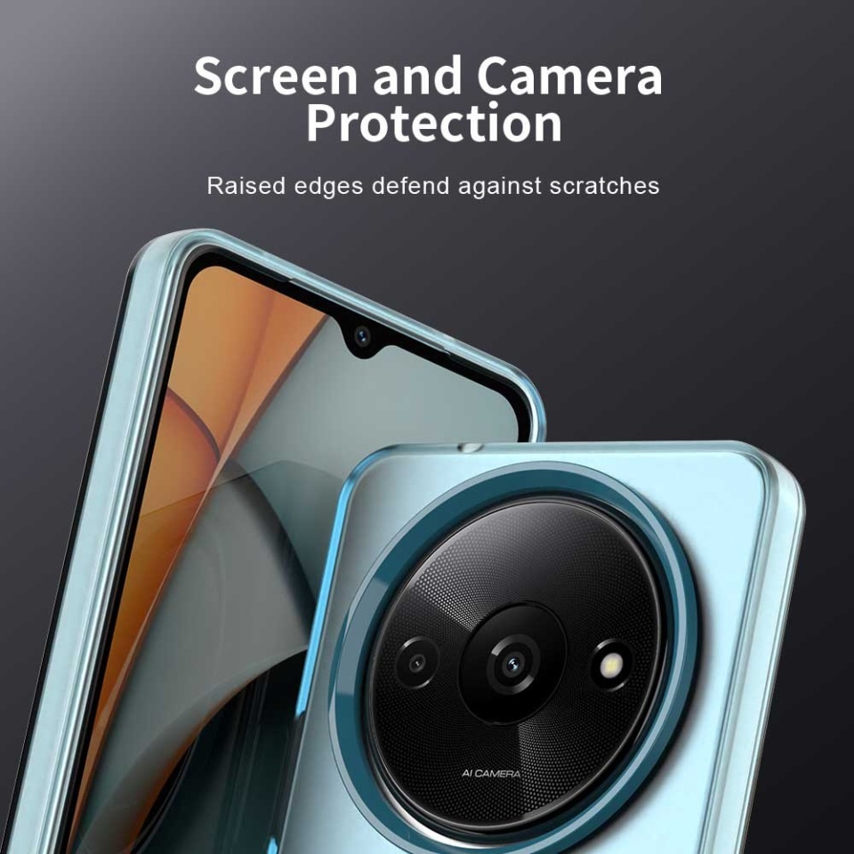 Husa pentru Xiaomi Redmi A3 / Redmi A3x, SKYDDAR INOVATION, CandyCase, Magsafe, set cu sticker, Albastru - 3 | YEO