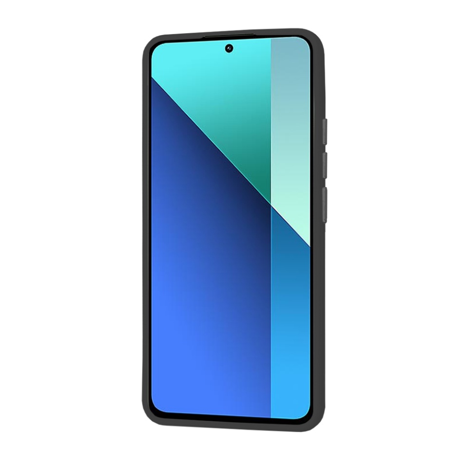 Husa pentru Xiaomi Redmi Note 13 4G, ce Absoarbe Cele mai Aspre Socuri, Skyddar Frosted - Negru - 2 | YEO
