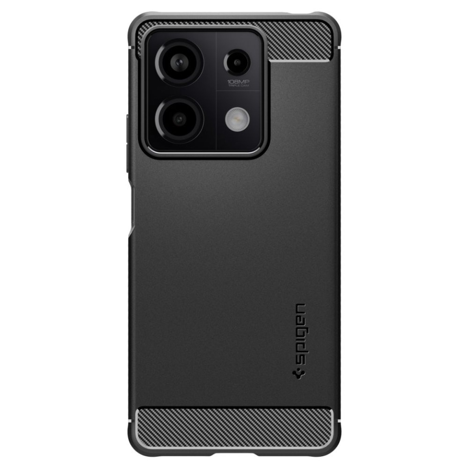 Husa pentru Xiaomi Redmi Note 13 5G, Spigen Rugged Armor - Negru - 3 | YEO