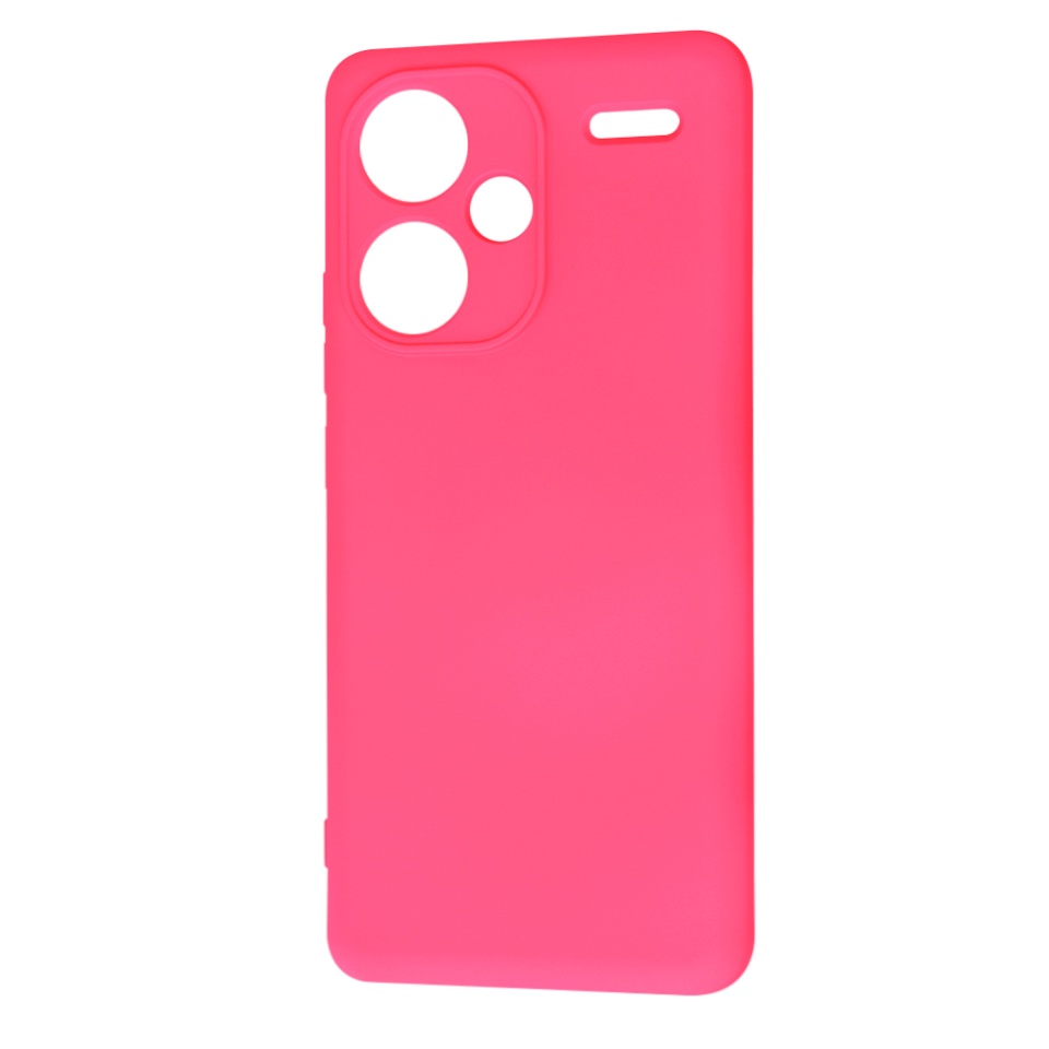 Husa pentru Xiaomi Redmi Note 13 Pro+ 5G din Silicon Catifelat, Protectie Premium, Skyddar SoftElegance - Fucsia - 1 | YEO