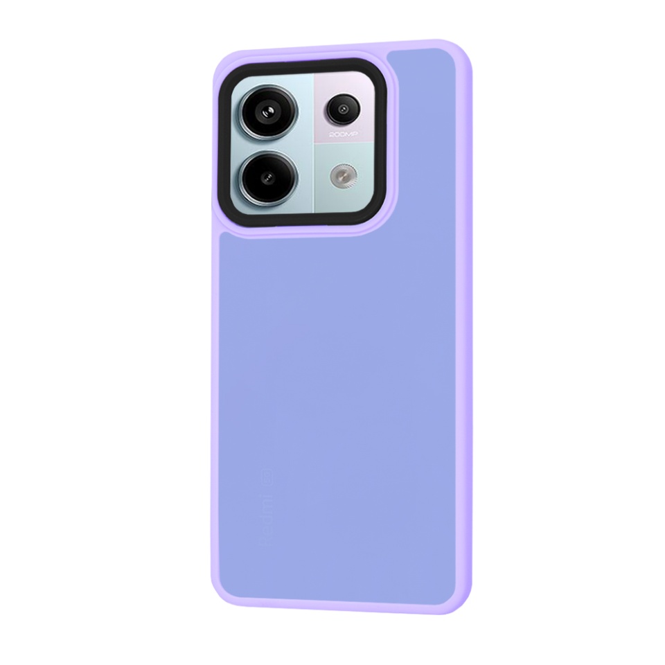 Husa pentru Xiaomi Redmi Note 13 Pro 5G / Poco X6, ce Absoarbe Cele mai Aspre Socuri, Skyddar Frosted - Mov deschis - 1 | YEO