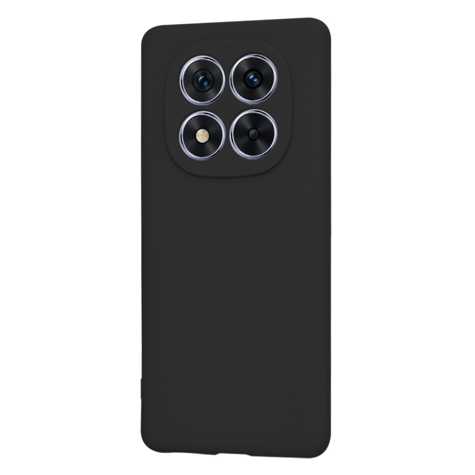 Husa pentru Xiaomi Redmi Note 14 Pro 4G / Poco F7, SKYDDAR INNOVATION, SoftElegance din Silicon Catifelat, set cu sticker, Negru - 2 | YEO