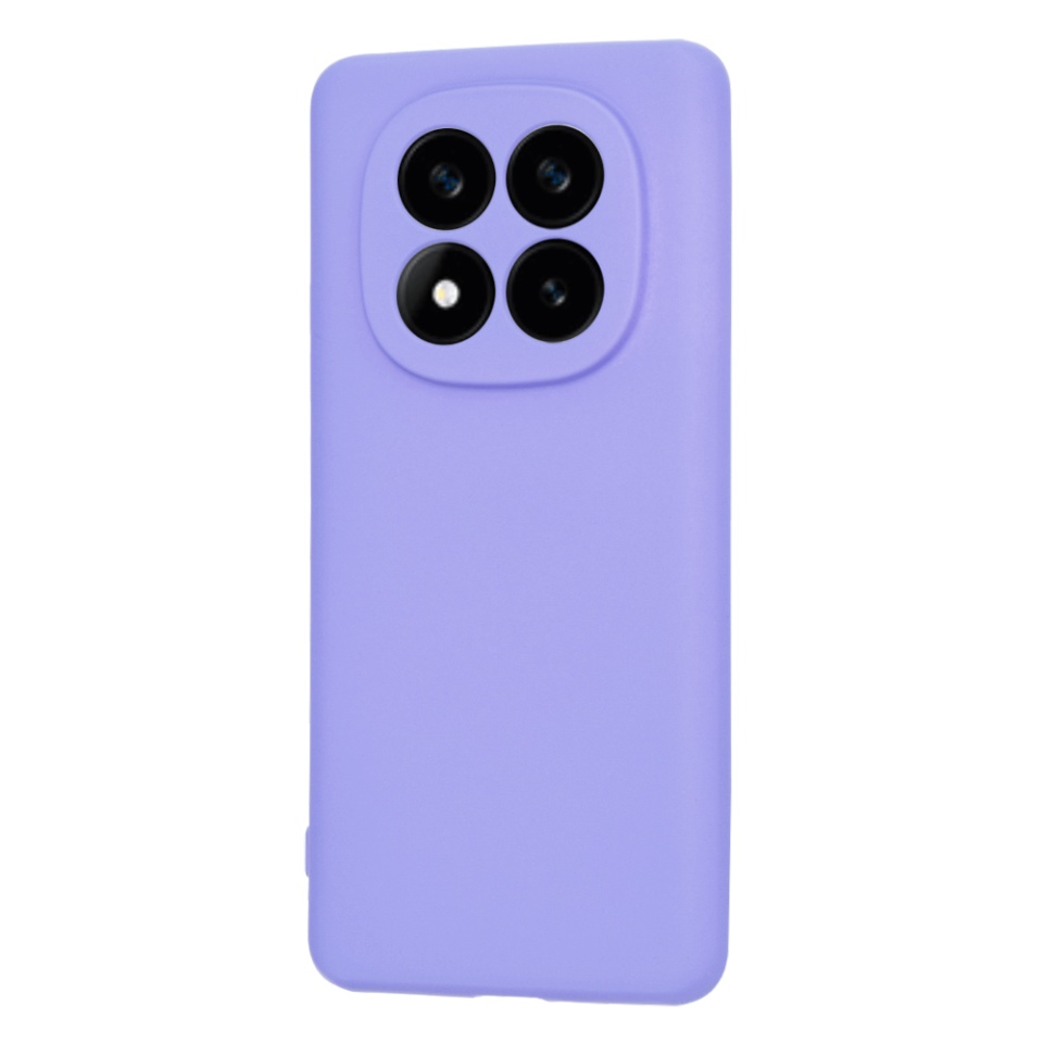Husa pentru Xiaomi Redmi Note 14 Pro+ din Silicon Catifelat, Protectie Premium, Skyddar SoftElegance - Violet - 3 | YEO