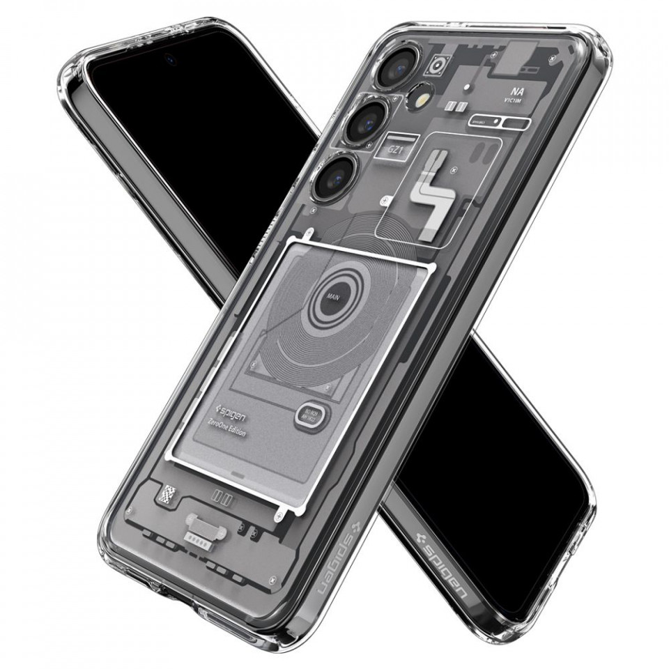 Husa premium Samsung Galaxy S24, Spigen Ultra Hybrid Zero One - Alb - 1 | YEO