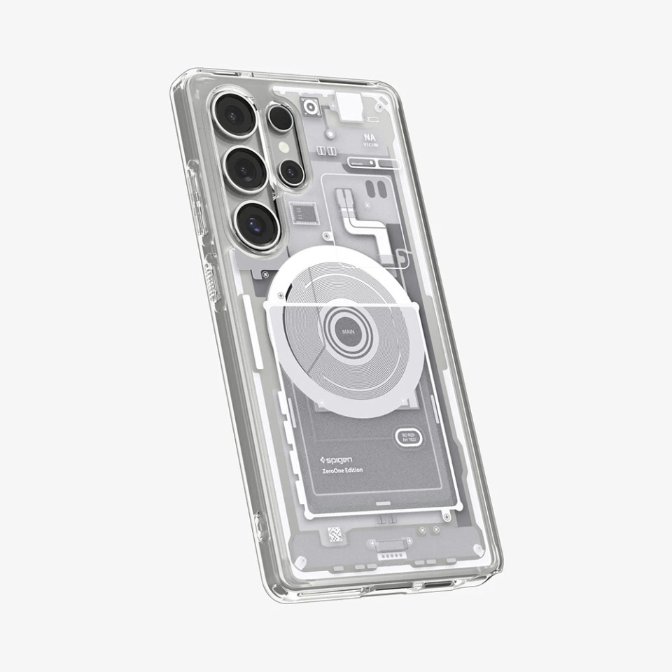 Husa premium Samsung Galaxy S25 Ultra, Ultra Hybrid Zero One - Alb - 2 | YEO