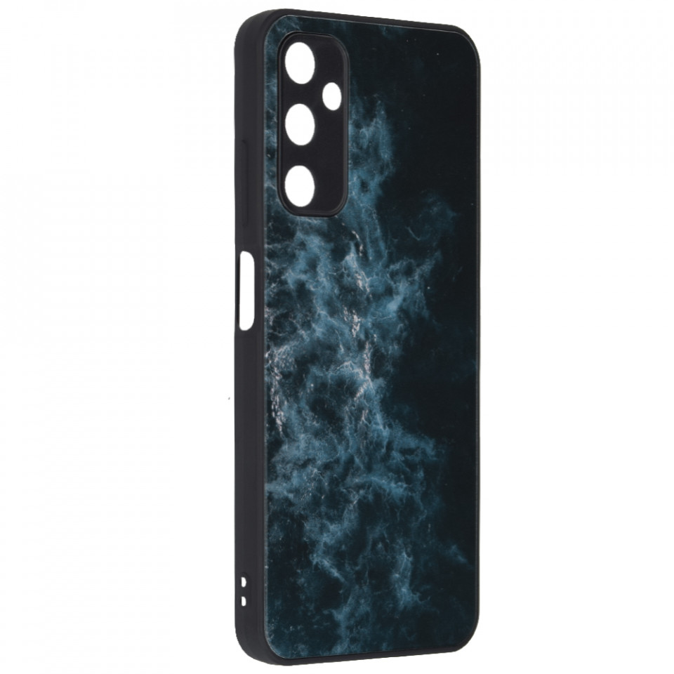 Husa Samsung Galaxy A05s cu sticla securizata, Techsuit Glaze - Blue Nebula - 1 | YEO
