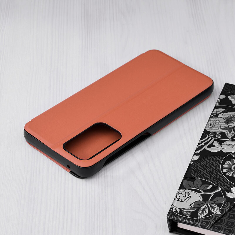 Husa Samsung Galaxy A13 4G tip carte Techsuit eFold - Portocaliu - 1 | YEO