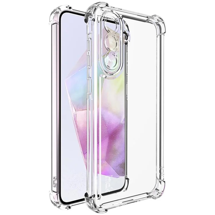 Husa Samsung Galaxy A36 5G din silicon slim, anti soc, Skyddar Shock - Transparenta
