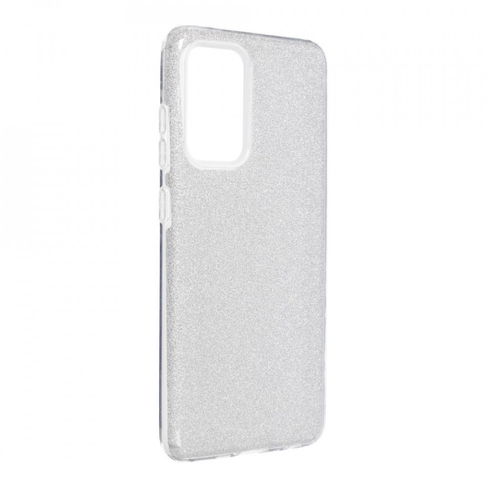 Husa Samsung Galaxy A52 5G / A52s din silicon lucios, Skyddar Shining - Transparent / Roz