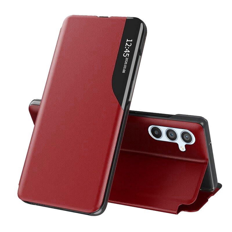 Husa Samsung Galaxy A54 tip carte Techsuit eFold - Rosu