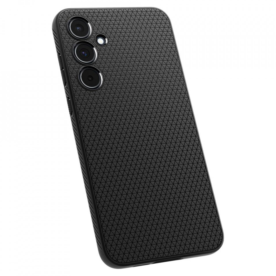 Husa Samsung Galaxy A55 5G flexibila, Spigen Liquid Air - Negru - 3 | YEO
