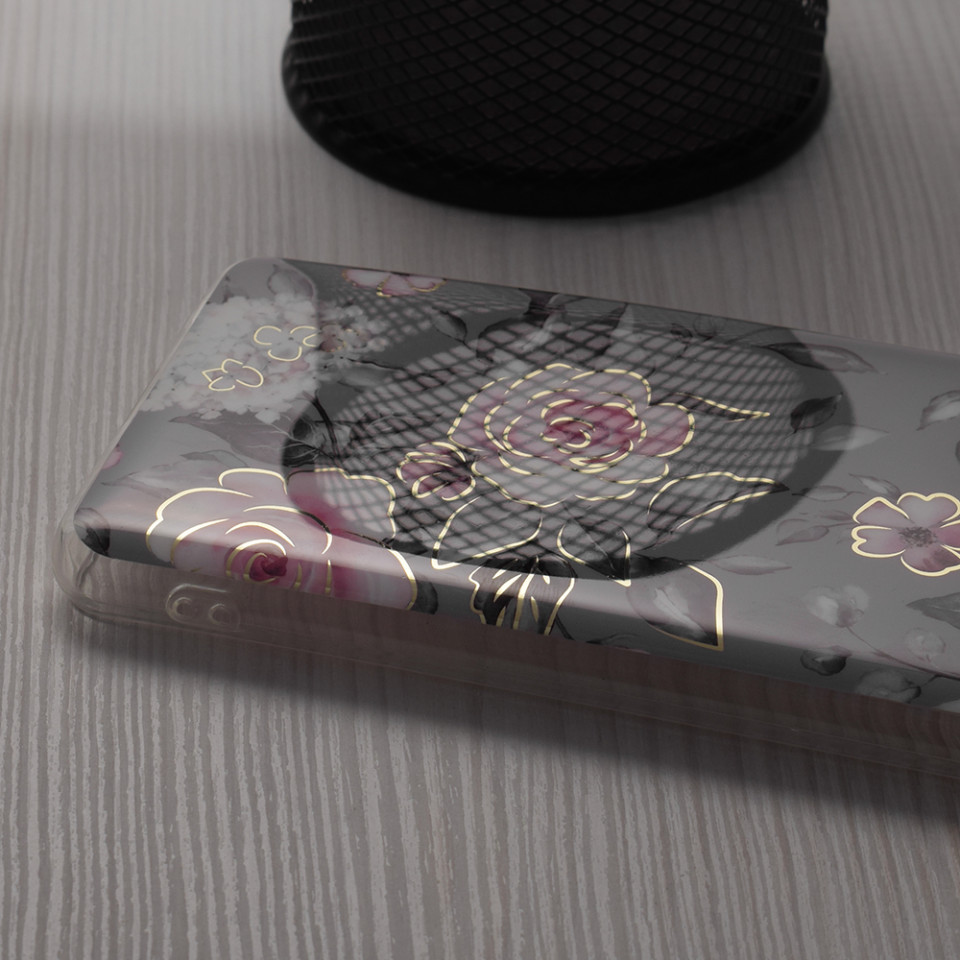 Husa Samsung Galaxy S22 Marble Series, Techsuit - Bloom of Ruth Gray - 2 | YEO