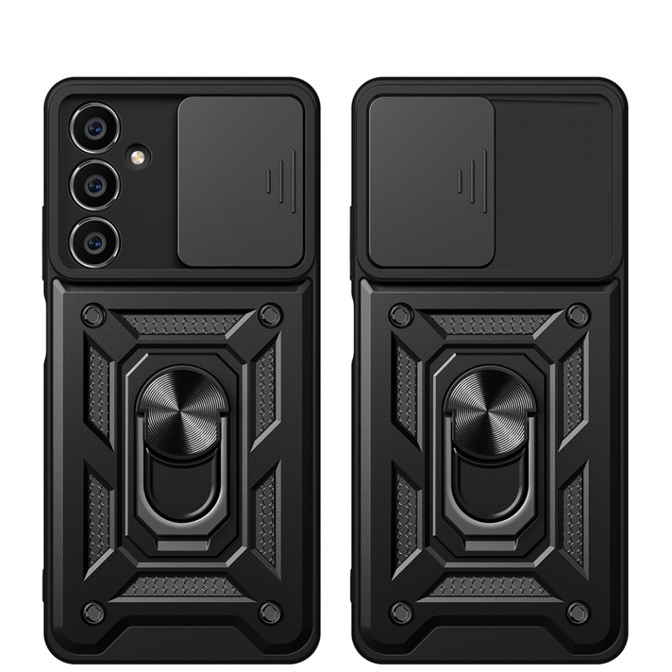 Husa Samsung Galaxy S23 FE cu inel magnetic si protectie camera Skyddar CamShield - Mint - 1 | YEO