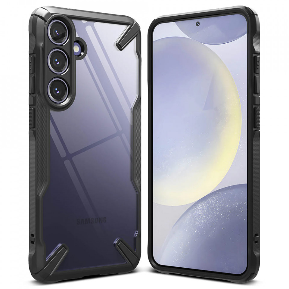 Husa Samsung Galaxy S24, Ringke Fusion X Design - Negru