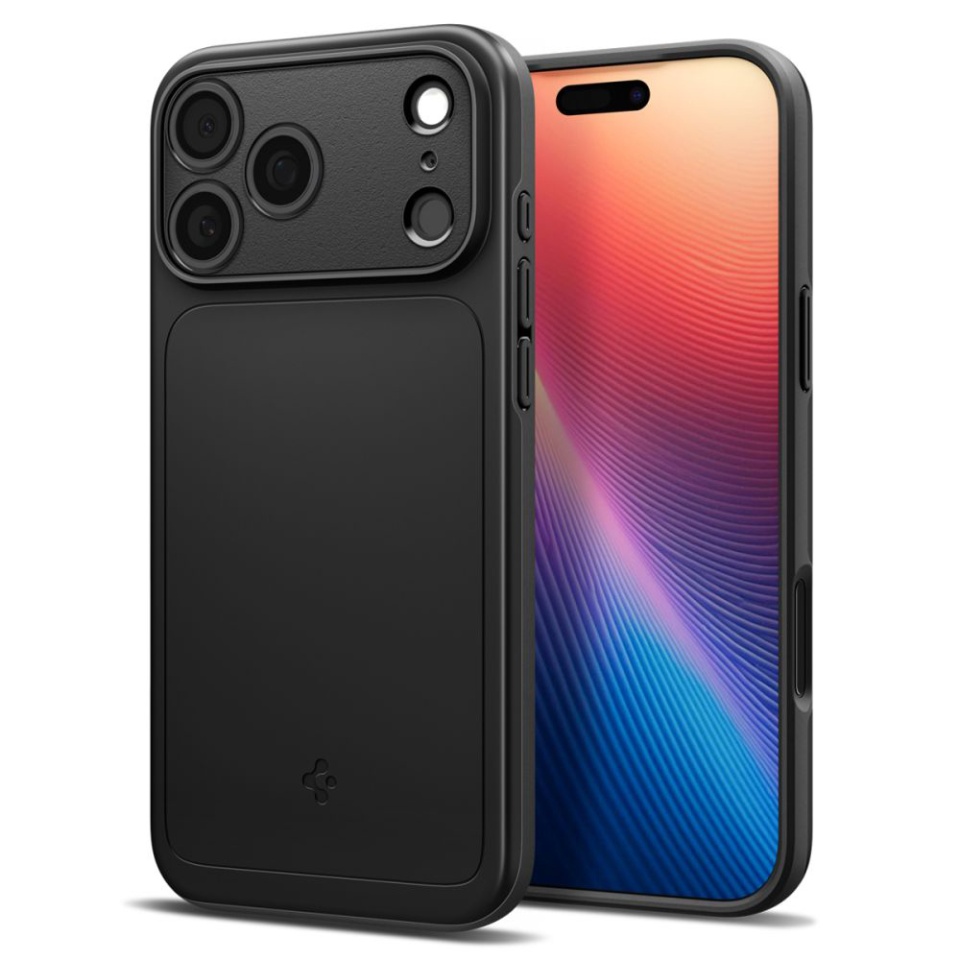 Husa slim iPhone 17 Pro, Spigen Thin Fit - Negru - 4 | YEO
