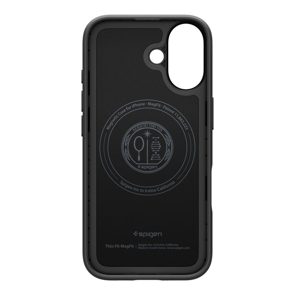 Husa slim iPhone 17, Spigen Thin Fit - Negru - 3 | YEO