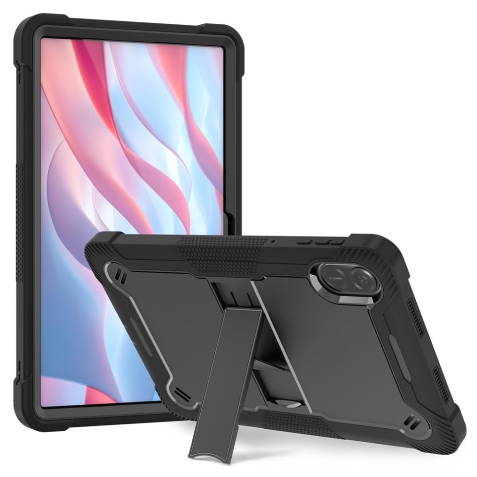 Husa tableta Honor Pad X9 / X8 Pro, Ideala pentru Utilizare Zilnica, Antisoc si Anti-zgarieturi, SKDR TabArmor - Negru - 1 | YEO
