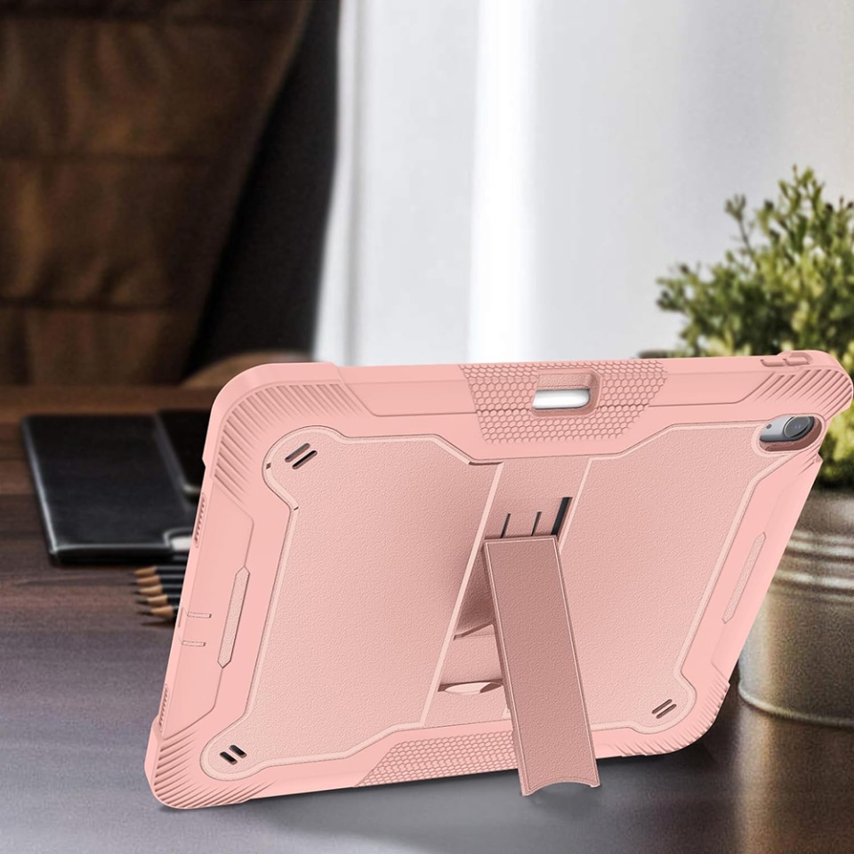 Husa tableta iPad Air 13 (2024), Ideala pentru Utilizare Zilnica, Antisoc si Anti-zgarieturi, SKDR TabArmor - Negru - 3 | YEO