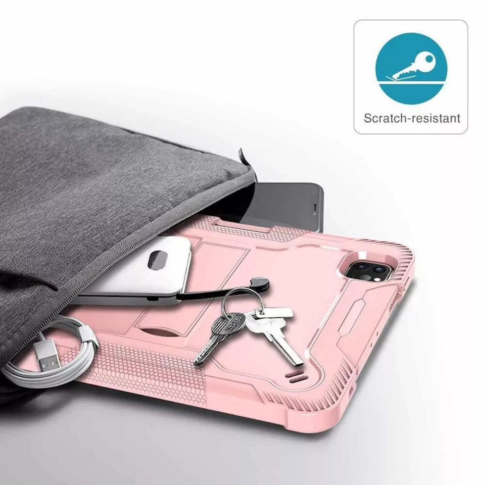 Husa tableta iPad Pro 13 (2024), Ideala pentru Utilizare Zilnica, Antisoc si Anti-zgarieturi, SKDR TabArmor - Negru - 3 | YEO