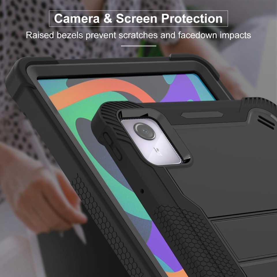 Husa tableta Lenovo Tab M11, Ideala pentru Utilizare Zilnica, Antisoc si Anti-zgarieturi, SKDR TabArmor - Negru - 3 | YEO