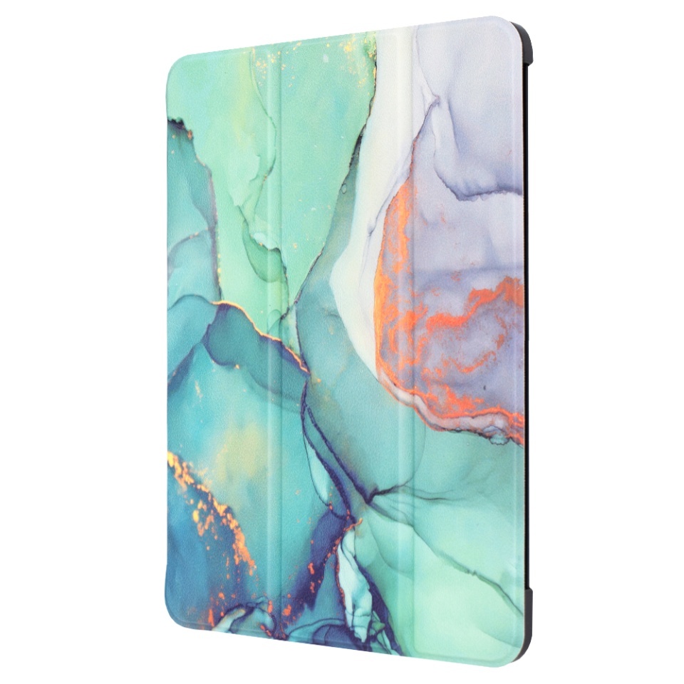 Husa tableta pentru iPad Air 11 (2024) / Air 11 (2025), SKYDDAR INNOVATION, cu suport Multi-Unghi si functie Sleep/Wake, FoldPro, Green time, set cu sticker - 1 | YEO